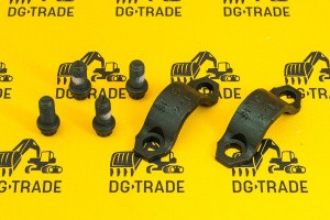 Комплект крепления крестовины (2 скобы + 4 болта) JCB (Original) 116/00525A