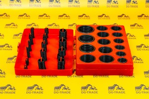 Набор бензо-масло-стойких колец (Дюймовые) BOX C 5А (Красный) BOX C 5А