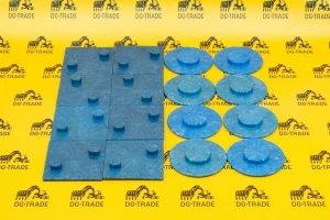 Комплект направляющих аутригера (4,0мм, синий) Terex (OEM) 6108417M1+6108417M1