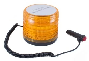 Маяк проблесковый светодиодный 72 LED 10-30V, h=120мм d=145мм на магните AT14262